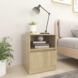  Noćni ormarići 2 kom boja hrasta 40x40x50 cm konstruirano drvo | shoptok.hr