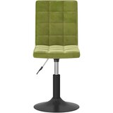 vidaXL Vrtljiv jedilni stol 2 kosa svetlo zelen žamet, (20947855) | Shoptok.si