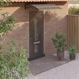 vidaXL Nadstrešek za vrata črn 150x100 cm polikarbonat Cene