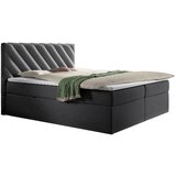 MID.YOU POSTELJA Z VZMETNICO 200 cm x 180 cm , tekstil antracit | Shoptok.si