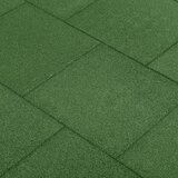 Zaščitne plošče 12 kosov guma 50x50x3 cm zelene u