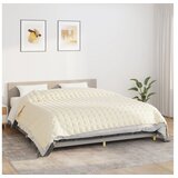  Obtežena odeja svetlo krem 235x290 cm 15 kg blago | Shoptok.si