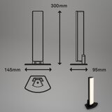 BRILONER 7474-015 - LED prigušiva, punjiva spoljašnja stona lampa LED/7W/5V 3000K crna | Eponuda.com