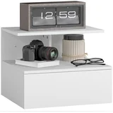 nočna omara iverna plošča 39,8D x 35Š x 31,6V cm Bel, (5000234834)