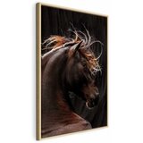  Slika - Fiery Wind (1 Part) Vertical 40x60 U prirodnom drvenom okviru | shoptok.hr