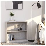 vidaXL Knjižna polica betonsko siva 80x24x75 cm iverna plošča | Shoptok.si