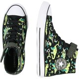 Converse Tenisice 'CHUCK TAYLOR ALL STAR DINOS' kaki / petrol / svijetlozelena / crna | shoptok.hr