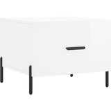  Stolići za kavu 2 kom sjajni bijeli 50x50x40 konstruirano drvo | shoptok.hr