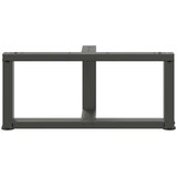  Noge za klub stolić T-oblika 2 kom antracit 70x25x(30-31) cm čelik | shoptok.hr