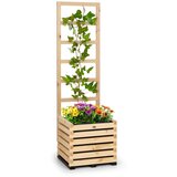 Blumfeldt Mod Grow 50, komplet dvignjenih gredic in lestvine, 50x 151 x 45 cm, borov les, folija iz mehurčkov | Shoptok.si