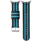 INF Najlonski pleteni pašček za uro Google Pixel Watch 1/2/3 Black+Blue, (22102801) | Shoptok.si