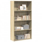 vidaXL Regal za knjige boja hrasta 80x30x152 cm od konstruiranog drva Cijene