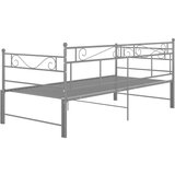  Za krevet na razvlačenje sivi metalni 90 x 200 cm | shoptok.hr