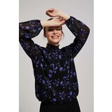Marisse Black Floral Pattern Shirt | Shoptok.si