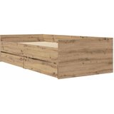  Krevetna konstrukcija s ladicama Umjetnički hrast 90 x 200 cm | shoptok.hr