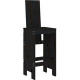 vidaXL barski stolci 2 kom crni 40 x 42 x 120 cm od masivne borovine | shoptok.hr