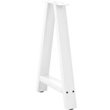  Noge za jedilno mizo v obliki črke A, 2 kosa, bele barve, 50 x (72-73) cm, jeklo, (22123465) | Shoptok.si