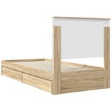  Krevet s od storage Sonoma hrast 90 x 190 cm Konstruirano drvo | shoptok.hr