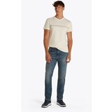 Tommy Jeans Majica svetlo bež / rdeča / črna | Shoptok.si