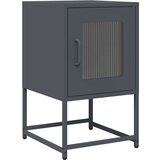 vidaXL Nočna omarica antracit 36x39x60,5 cm Hladno valjano jeklo | Shoptok.si