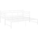  Okvir za krevet na razvlačenje bijeli metalni 90 x 200 cm | shoptok.hr
