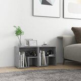 The Living Store Nočna omarica 2 kosa betonsko siva 40x30x40 cm iverna plošča - Nočna Omarica, (21433614) | Shoptok.si