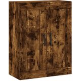 Maison Chic Stenska omarica - Zidna omarica dimljen hrast 69,5x34x90 cm inženirski les iu162, (22063144) Cene