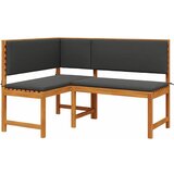  Vrtna stolica Smeđa 140 x 100 x 91cm Čvrsto drvo akacije | Eponuda.com