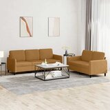  2-dijelni set sofa smeđi baršunasti | Eponuda.com