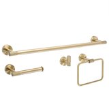 REA Bath Set kupaonskih dodataka GRID Brush Gold 4 dijela | shoptok.hr