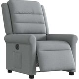 Maison Chic Električni naslanjač - Relax naslanjač svetlo sivo blago, (22062637) | Shoptok.si