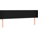  Uzglavlje s ušima crni 203x16x78/88 cm od tkanine | shoptok.hr