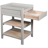 Troll nursery® previjalna miza lukas™ soft grey/wax | shoptok.hr