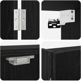 Kabinet za mete Crni hrast 56 x 12 x 53,5 cm Konstruirano drvo | shoptok.hr