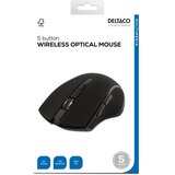 Deltaco brezžični optični mi&amp;scaron;, 5 gumbov + pomični kolesce, 1600 DPI, USB, Slike
