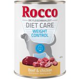 Rocco Diet Care Weight Control govedina in piščanec - Varčno pakiranje: 24 x 400 g Cene