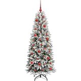 vidaXL Umjetno božićno drvce s stalakom Bijelo 63 x 63 x 150 cm | shoptok.hr