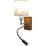 Brilagi LED fleksibilna lampa BOBO WOOD 1xE27/25W/230V + LED/3W hrast/bela/krem./král. | Eponuda.com