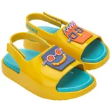 Melissa Sandali & Odprti čevlji MINI Cloud Slide + Fábula B - Yellow Blue Rumena