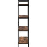  Polica Dimljeni hrast 100 x 33,5 x 140 cm Konstruirano drvo | shoptok.hr