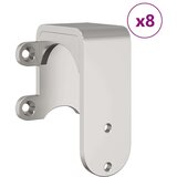  Oprema za drsna vrata 366 cm nerjaveče jeklo srebrne barve, (22046903) | Shoptok.si