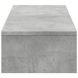  Stalak za monitor ladicama siva boja betona 100x27x15 cm drveni | Eponuda.ba