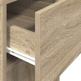 vidaXL Tower stalak za računalo s ladicom boja hrasta 30x44x74 cm | shoptok.hr