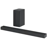 Lg soundbar S65Q, 3.1 kanala, Meridian, DTS Virtual:X, Bluetooth, AI Sound Pro, Crni