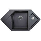 Metalac granitna sudopera Xdiamond 960x510 Crna | Eponuda.com