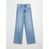 Sinsay Wide straight leg traper hlače s efektom ispranosti | shoptok.hr