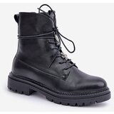 EVENTO PE1 Insulated boots with decorative elements on lacing black Irivina | Eponuda.ba