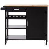 Premier Housewares Kolica za posluživanje na kotačima od masivnog kaučuka 48x105 cm Frankfurt – | shoptok.hr