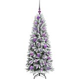 vidaXL Umjetno božićno drvce s stalakom Bijelo 53 x 53 x 120 cm | shoptok.hr