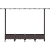  Povišeni krevet s mrežom i krovom Smeđa 203 x 40 x 127 cm PP | shoptok.hr